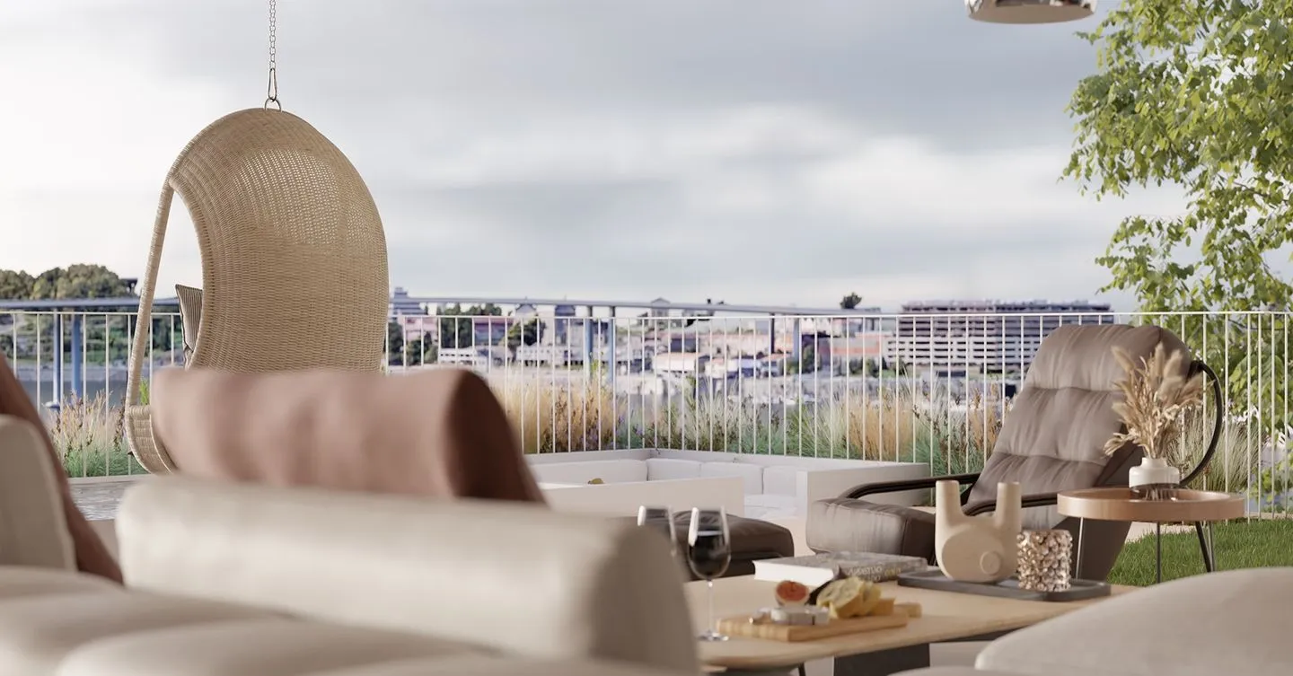 Apartamento T3 - Vista Rio - Piscina Privada