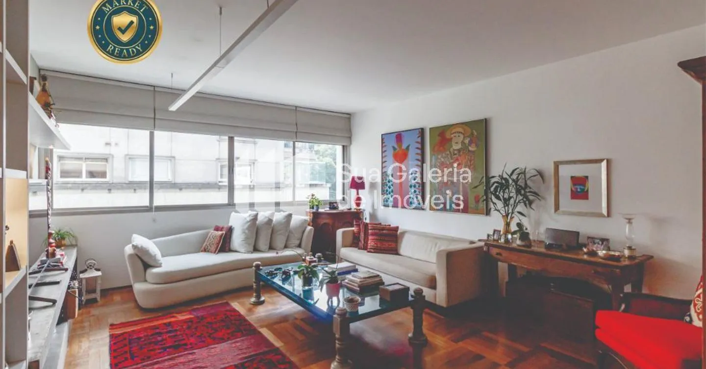Apartment for Sale in Jardins with 139m², 3 Bedrooms, 1 Suite, Renovated Near Dante