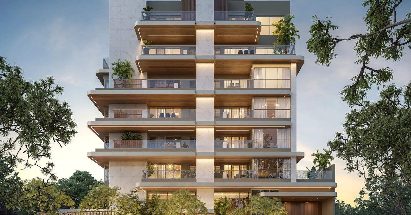 Apartamentos no Edifício NIZZA, ao lado do Pátio Batel, na Rua Carmelo Rangel. 3 suítes.