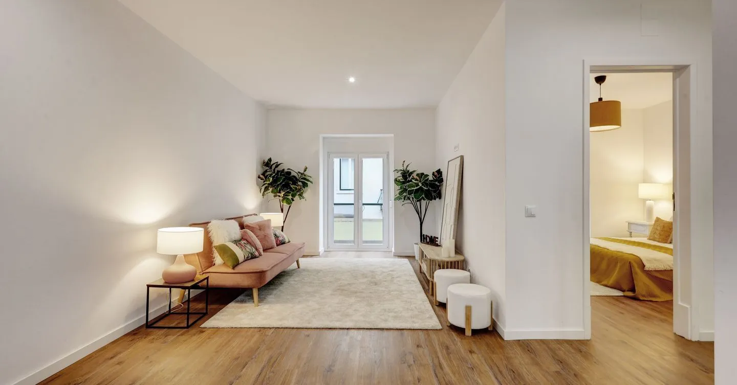 Apartamento T3, com terraço comum, no centro de Lisboa