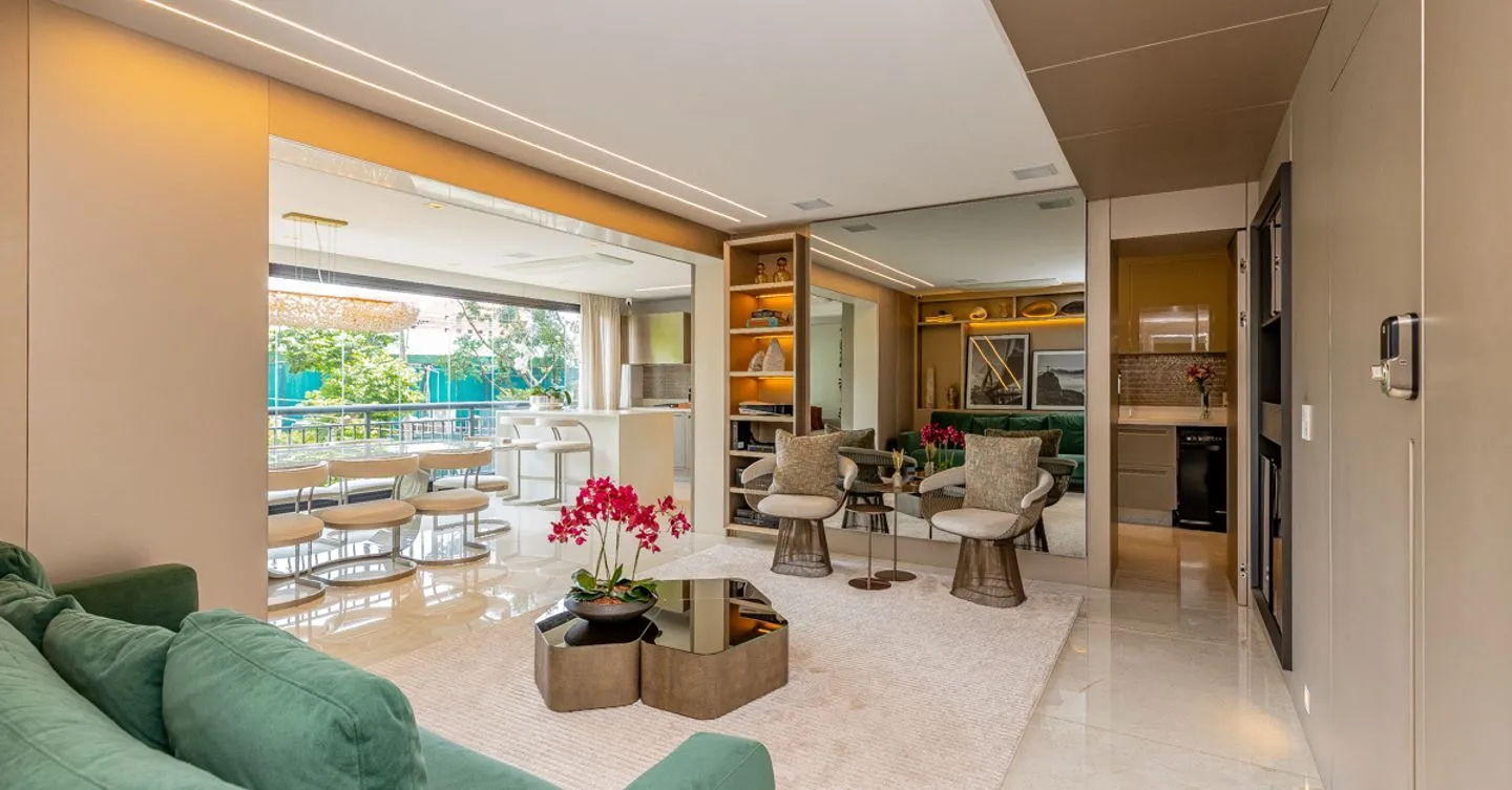 Elegantes Garten-Apartment mit 3 Schlafzimmern in Vila Olímpia, 220m²