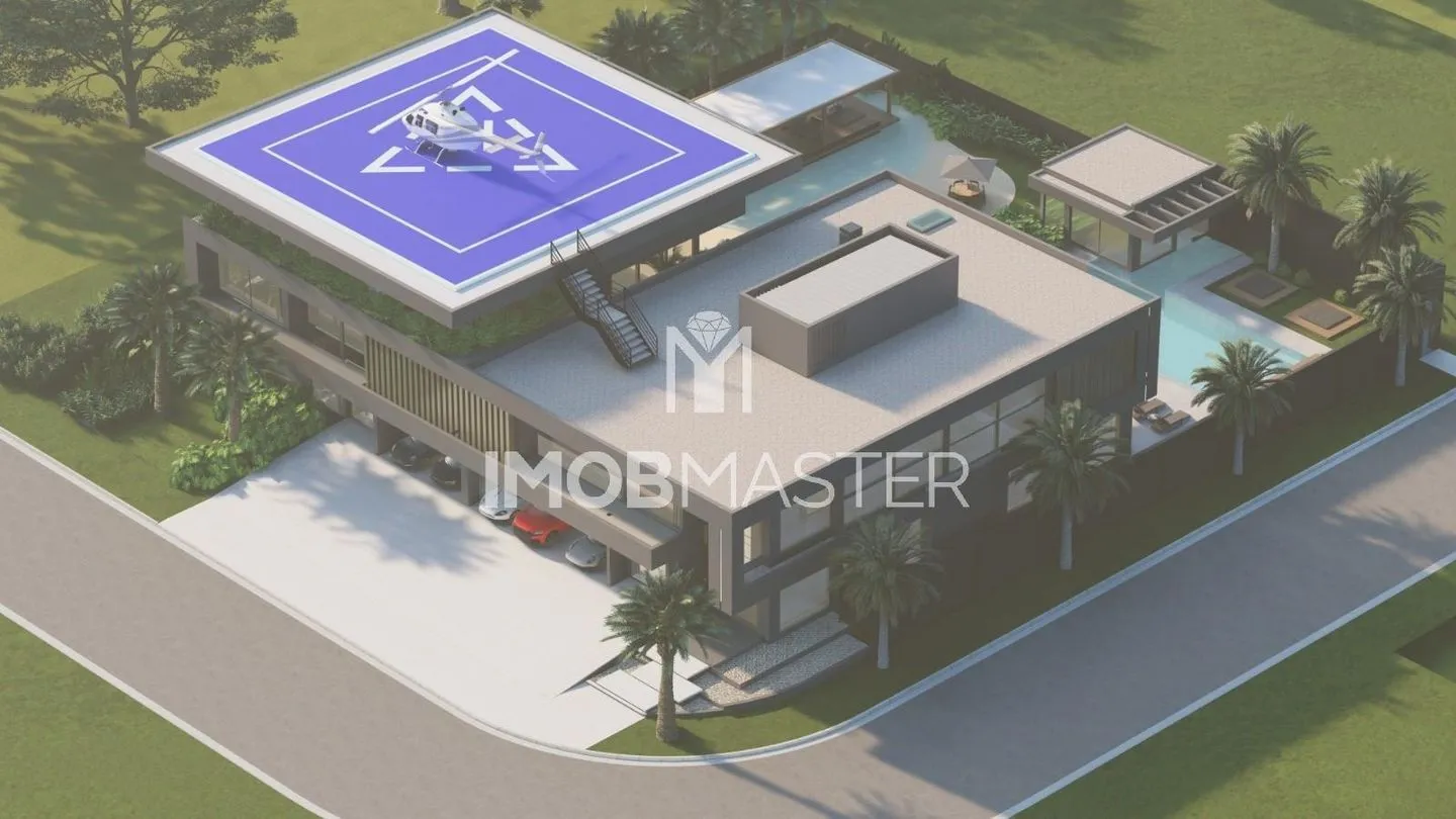 Mansão com Heliponto no Jd. Acapulco - SP.